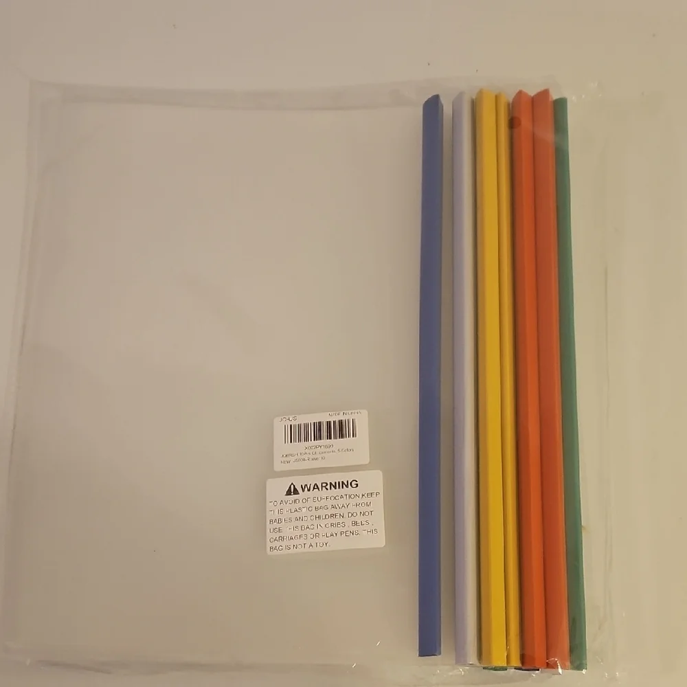 A4-Size Plastic Slide Binders